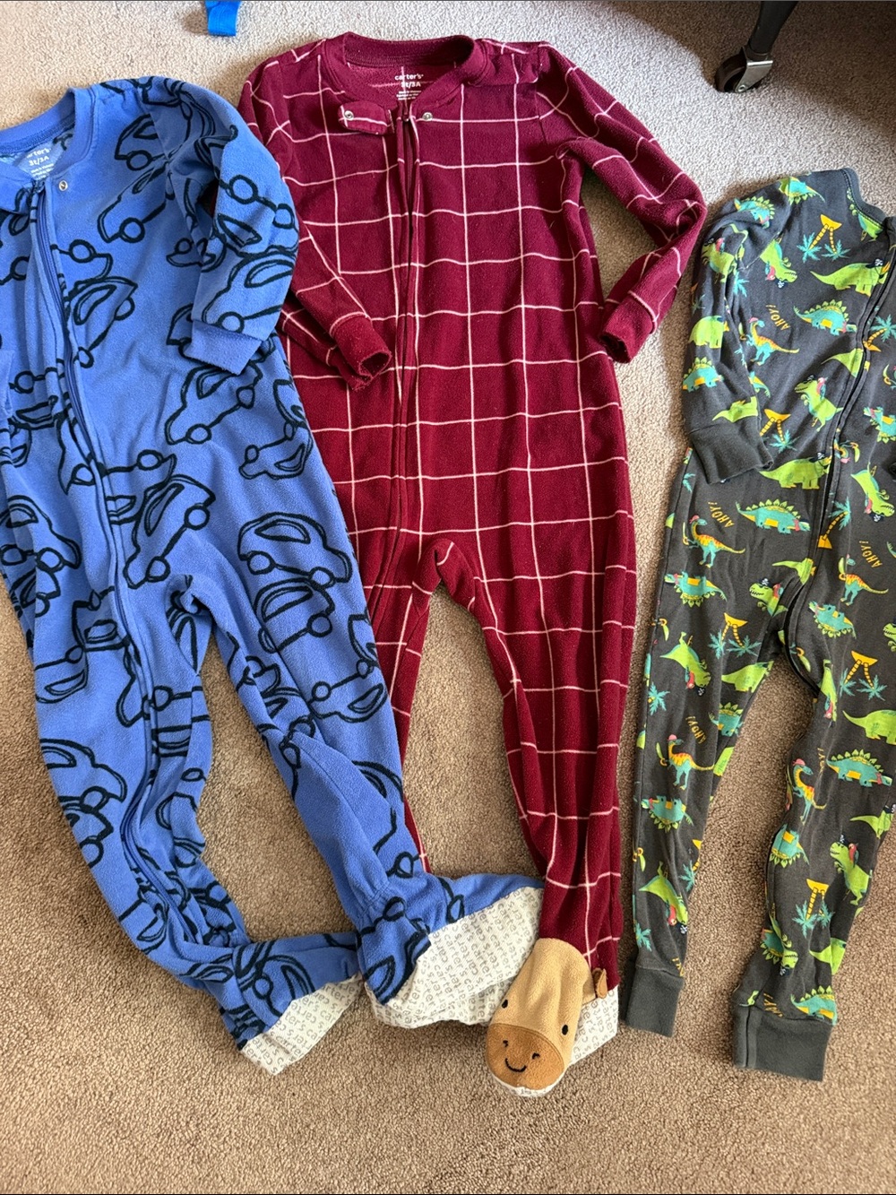 Bundle of Kids One-Piece Pajamas 3T
